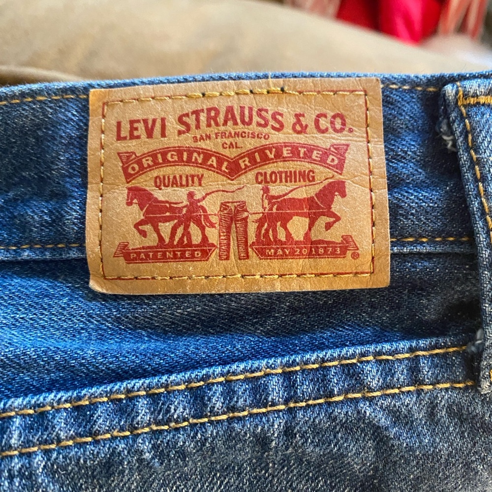 Levi's Dark Blue Mini Skirt - Picture 8 of 16